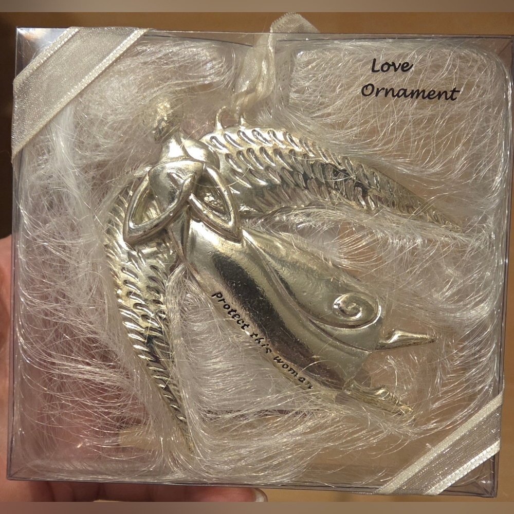 Seasons Of Cannon Falls Serenity Metal Ornament - Protect This Woman